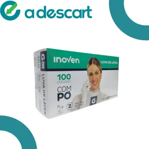 LUVA LATEX COM PÓ 