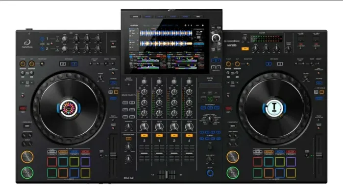 Sistema de DJ Alpha Theta XDJ-az Professional All In One, cor preta
