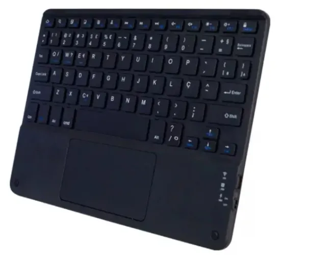 Kit Teclado Mouse Touchpad Para Tablet Bluetooth Recarregável