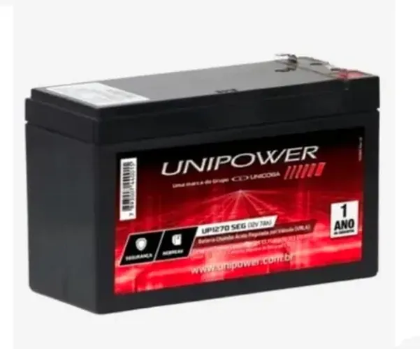 Bateria para Sistemas de Monitoramento e Segurança - 12V / 4Ah - Selada Estacionária