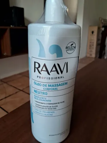 Óleo de Massagem Corporal Raavi Neutro - 200ml
