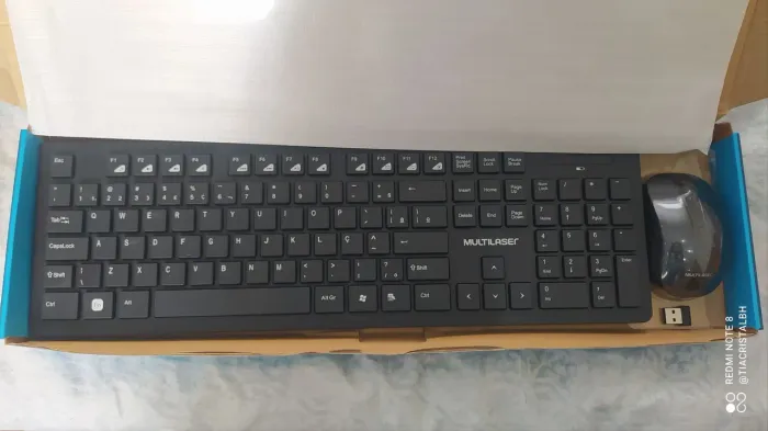 Teclado e mouse sem fio Multilaser
