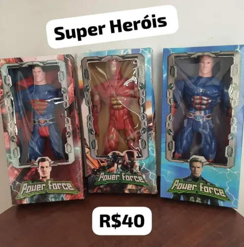 Boneco Super Herois R$40