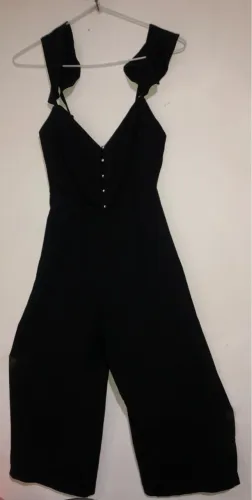 Macacão pantalona crepe feminino tam PP marca A Collection