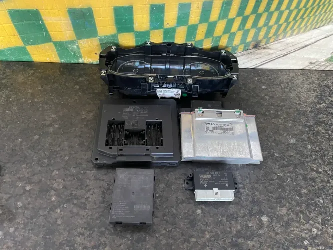 Kit code injeção eletrônica vw polo tsi automático 2018 04c907309ah sem chave