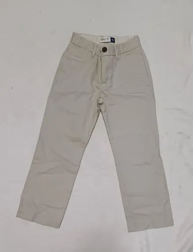 Calça Infantil Bege Easy Fit Gap