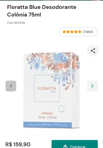 Floratta blue o Boticário 