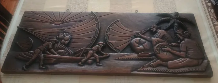 Escultura em Madeira Jangada