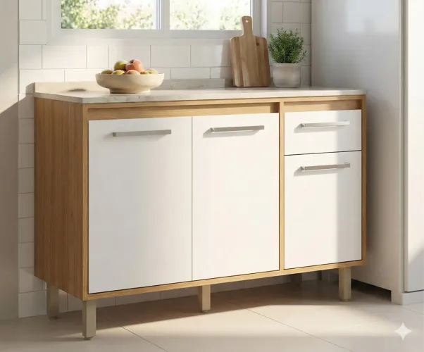 Balcão lindo para organizar sua cozinha !