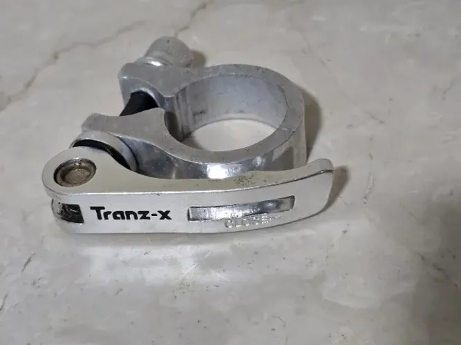 Abraçadeira TRANS-X , vintage, anos 90, antiga, para canote de bicicleta 26,8 ou 27,6mm