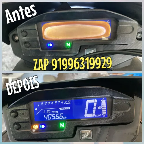 Painel digital de motos 