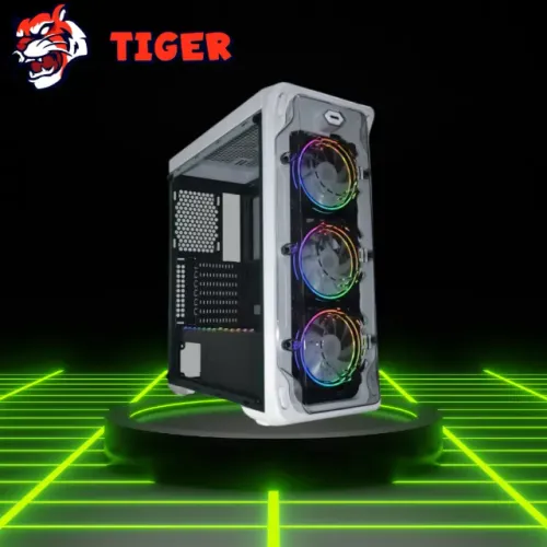 Gabinete Gamer White Trooper Rítmico - CG-W1B1            