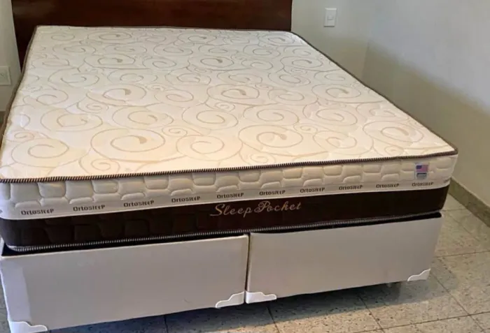 Cama Box Sleep Pocket Ortosleep Queen