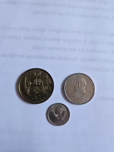 3 moedas antigas 