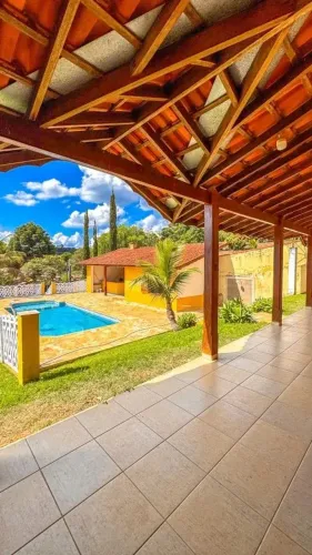 Chácara para Venda em Piracaia, Condomínio Santa Rita, 3 dormitórios, 1 suíte, 3 banheiros