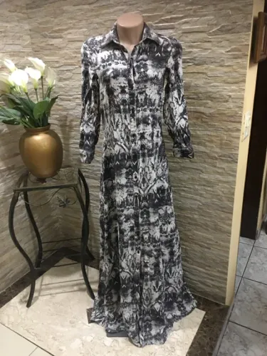 Vestido Longo Estampado TVZ