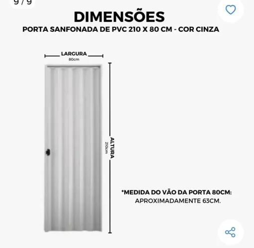 Porta Sanfonada Nova