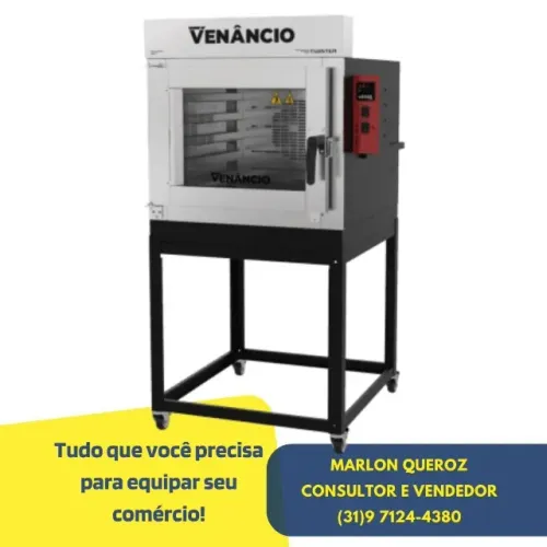 Forno Elétrico 5 Esteiras Venâncio Turbo 220v