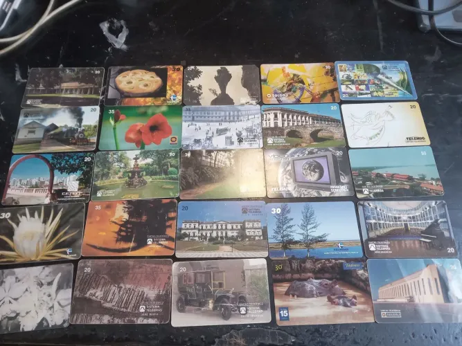 70 cartões telefônicos, USADOS, LEIA O ANÚNCIO 