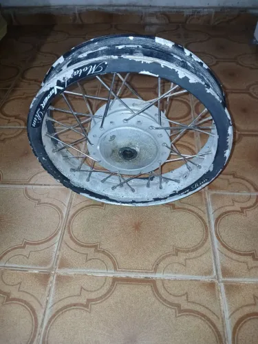 Caia caixão enraiada raio inox dianteira aro 14 pop 100