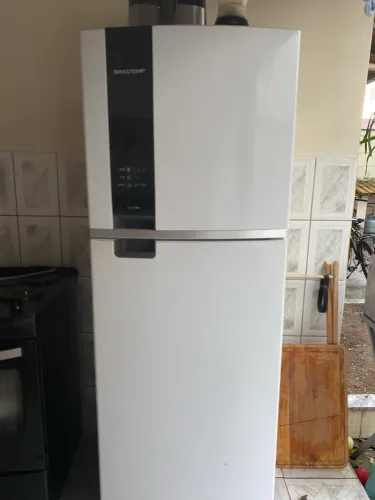 Geladeira Brastemp Frost free Duples 375 litros cor branca 