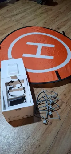 Combo DJi 3 conectores originais+ Protetores de Hélice + Painel de Pouso