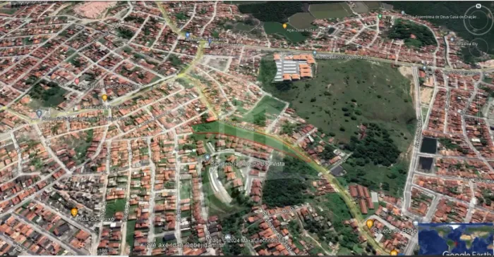 Área 10.729,62 m² na rua Santa Terezinha, Bairro Cidade Nova
