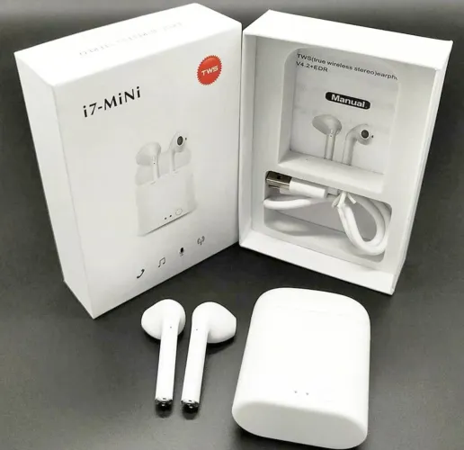 Fone de Ouvido i7-Mini TWS Bluetooth Sem Fio