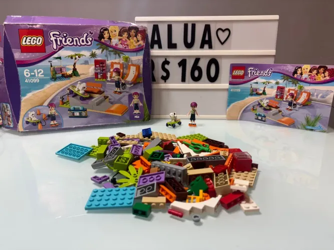 ALua Brinquedos LEGO Friends 41099 Heartlake kit de construção de parque de skate