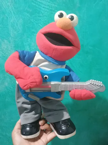 Boneco Elmo Guitarrista ( ler descrição ) 