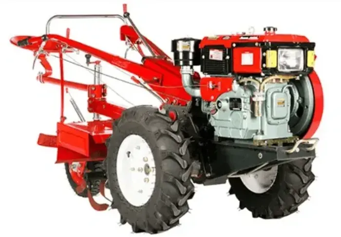 Micro Trator Tobata Toyama 13 HP a Diesel com Enxada Rotativa e partida Elétrica