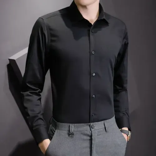 Camisa Preta ou Branca 42% algodão e 58% poliester