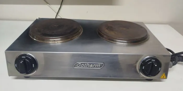 Fogão Elétrico Duplo Cotherm inox 
