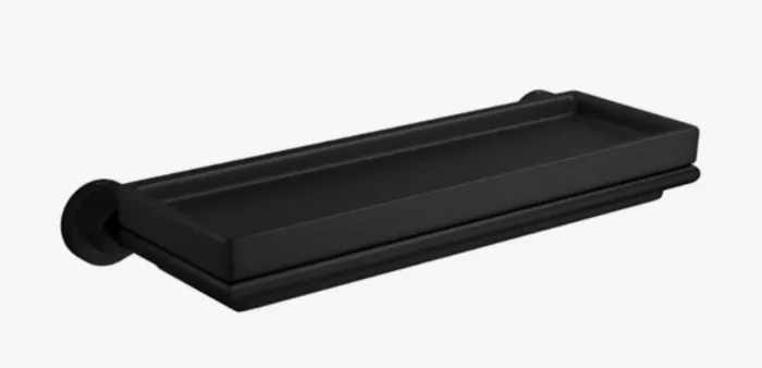 Prateleira Em Louça Slim Black Matte Deca