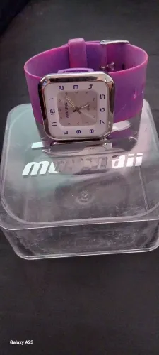Relógio Mormaii roxo mescla