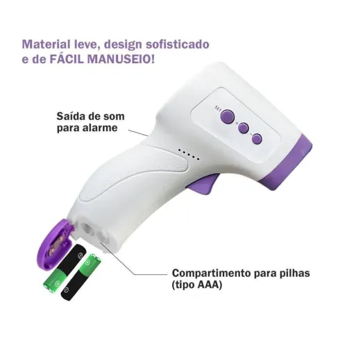 Termômetro Digital Infravermelho - Medição Rápida