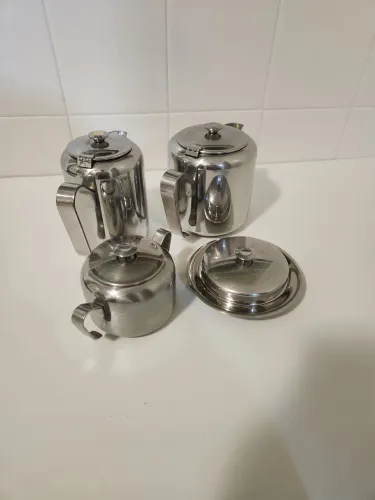 Jogo de chá em Aço Inox
