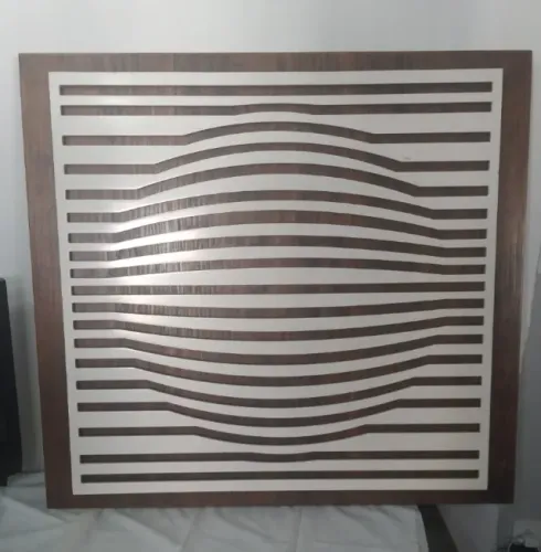 painel decorativo em madeira