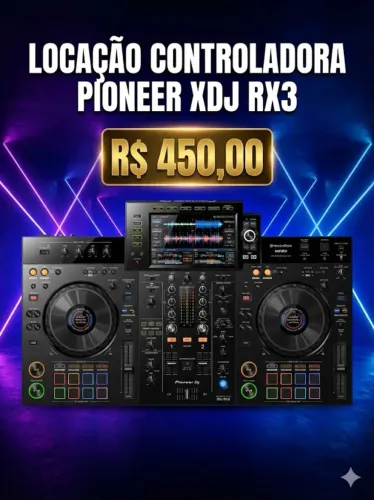 Aluguel Controladora CDJ Pioneer XDJ-RX3 | DJ Profissional | Festas | Eventos | Casamentos