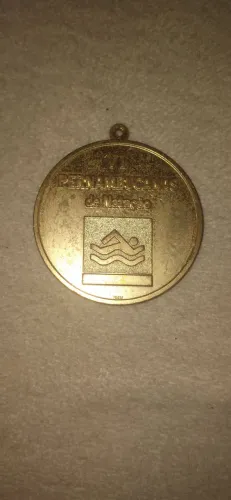 Medalha de natação torneio pernambucanas 1989