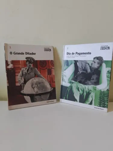 Kit Charles Chaplin - DVDs O Grande Ditador + Dia de Pagamento ( Coleção Folha )