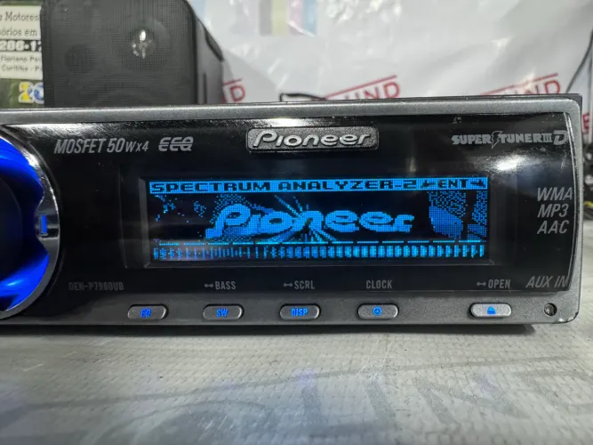 Cd USB rádio Bluetooth Pioneer deh-p600ub vários gráficos na promoção
