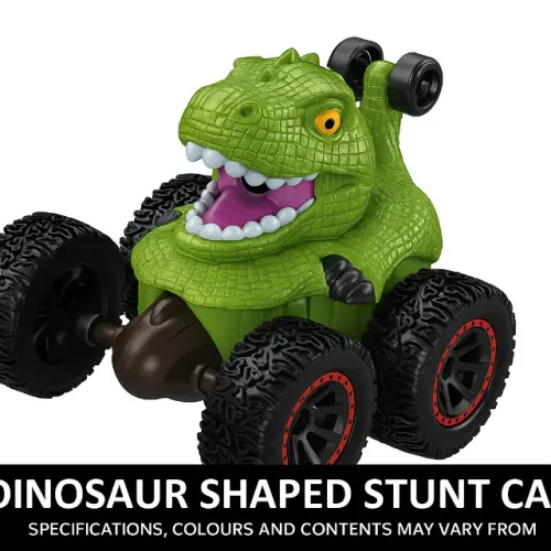Carrinho Dinossauro com Controle Remoto - Versão com Spray e Giro 360º