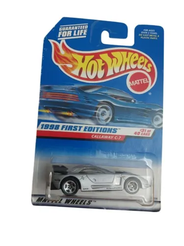 Hot Wheels Mainline 1998 First Editions Callaway C 7