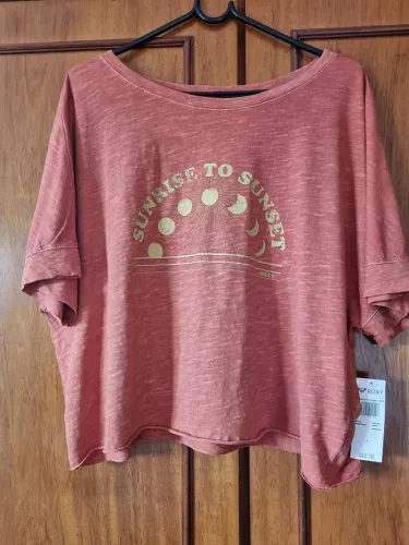 Camiseta Cropped Roxy Sunrise to Sunset