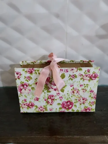 Porta cartões floral vintage