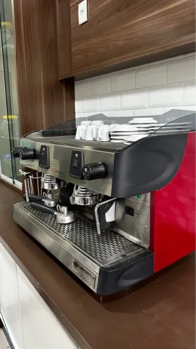 Máquina de café vermelha prof green PU 2GR