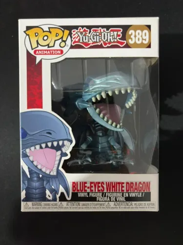 Funko Pop Yu-Gi-Oh! Blue-Eyes White Dragon Dragão Branco #389 - Novo
