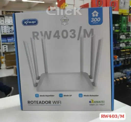 Roteador Wi-Fi Knup RW403/M 300 Mbps (Somente 4G)