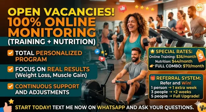 Ajudo em dieta e treino mas, Também faço serviços manuais.